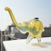 5 inch Color Changing Glass Smoking Pipe (Elephant Shape)