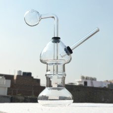 5 inch Transparent Glass Oil Burner Bong Waterpipe