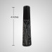 4 Inch Black Chillum With Om / Leaf  Design Sticker