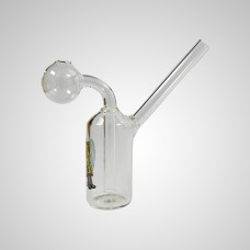 4 inch Sticker Glass Oil Burner Bong Waterpipe With Box