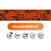 Toker Rolling Paper Kit 66 Leaves With 80 Filter Tips | 2 Glass Tips | 1 Poker Stick | 1 Brush Cleaner