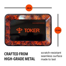 Toker Rolling Smoking Metal Small Tray 