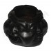 Resin Face Smoking Black Ashtray 