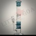 12inch Cylinder Shape Natural Color Glass Bong