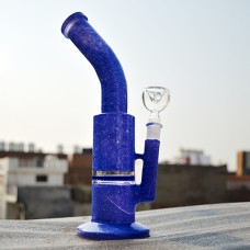 Marble Colored Single Honeycomb Glass Bong (10 Inch)