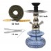 12.5 Inch KrmaX Local Pumpkin Top Part Micro Hookah With Pipe