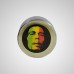 Bob Marley Sticker 50mm 4 Parts Metal Grinder