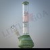 12 Inch 4 Leg Natural Color Double Percolator Glass Bong