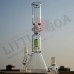 Conical Single Percolator With Diffuser Glass Ice Bong (14 Inch)