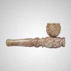 4 inch Smoking Assorted Desgin Stone Pipe