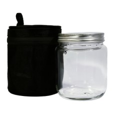 Toker's Premium Smell Proof Bag Comes With a 500ml Glass Jar