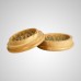 Wooden Herb Grinder Yin Yang Carved (50 mm 2 Part)