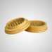 2 Part Wooden Tobacco Spice Herb Grinder Crusher Wood With Nail Teeth