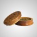 2 Part Wooden Tobacco Spice Herb Grinder Crusher Ying Yang